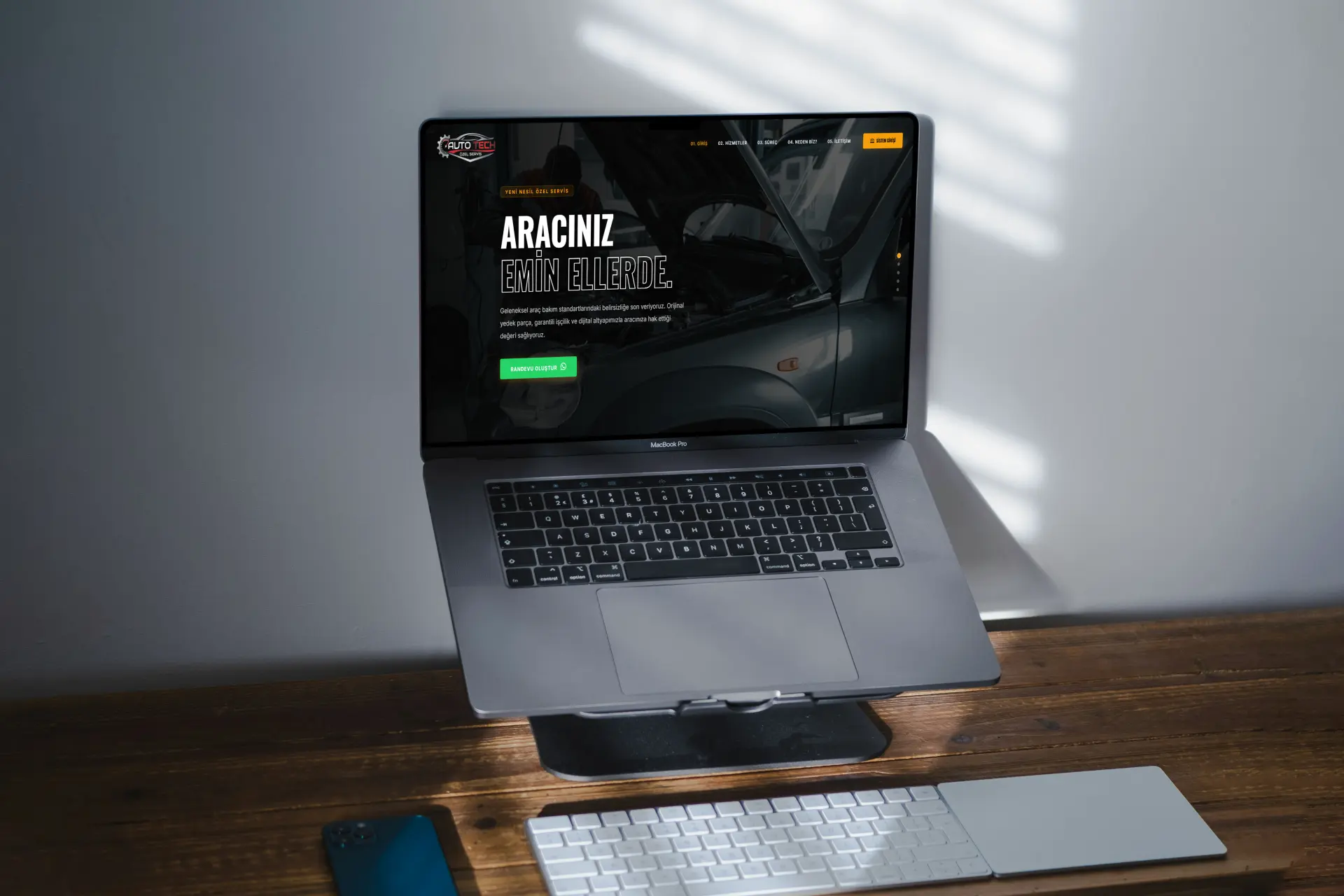 AutoTech Didim web sitesi projesi
