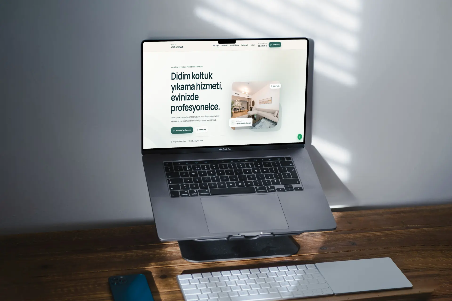 Karşıyaka Koltuk Yıkama web sitesi projesi